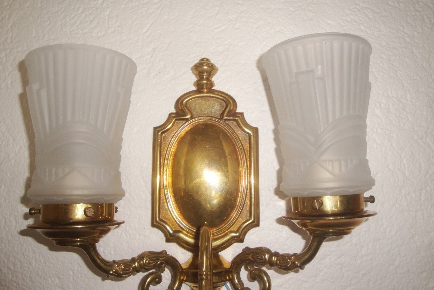 Lampade: Tischleuchte aus Messing und Glas – Usato da Zürich venduto da Paykan 6