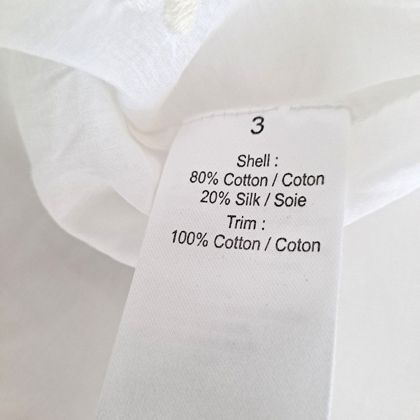 Camicette: Nougat Bluse Gr. 3, S Baumwolle / Seide – Usato da Liestal venduto da Mas-Y-Mas 4