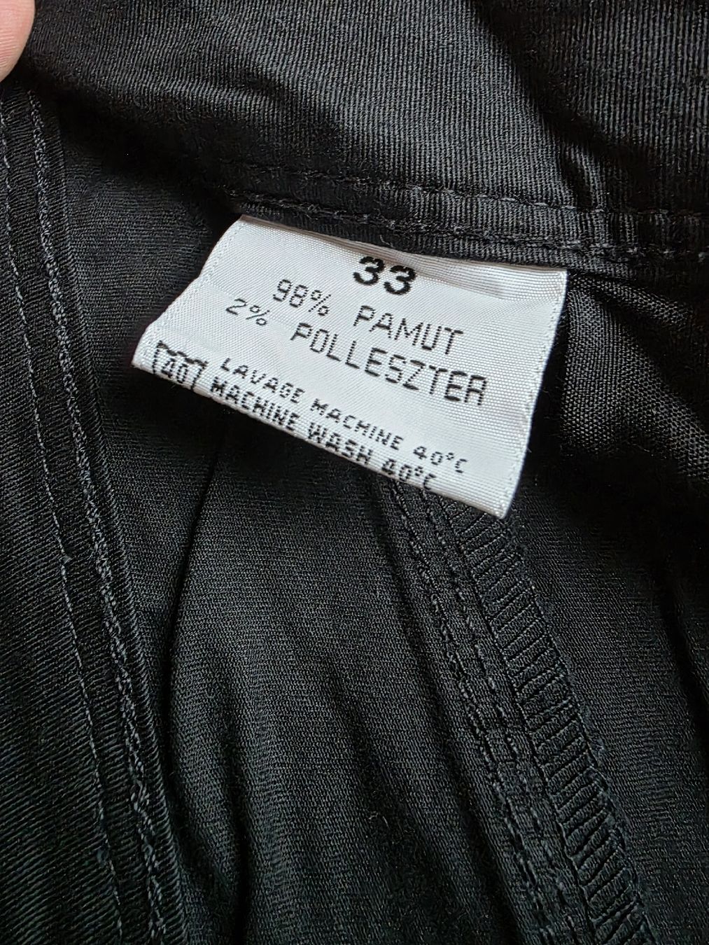 Pantaloni: Raymin Hose-Schwarze, Grösse 33, Neu – Nuovo (secondo la descrizione) da Toffen venduto da ver_x68f 2