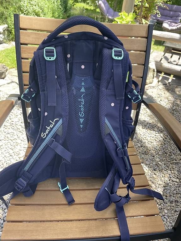 Rucksäcke:  Satch Schulrucksack Navy Dots  – Gebraucht aus Künten von Gubapri 1