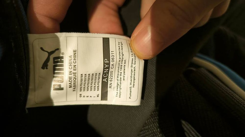Borse: Puma Fussballtasche blau schwarz  – Usato da Dübendorf venduto da darionaepfer 2