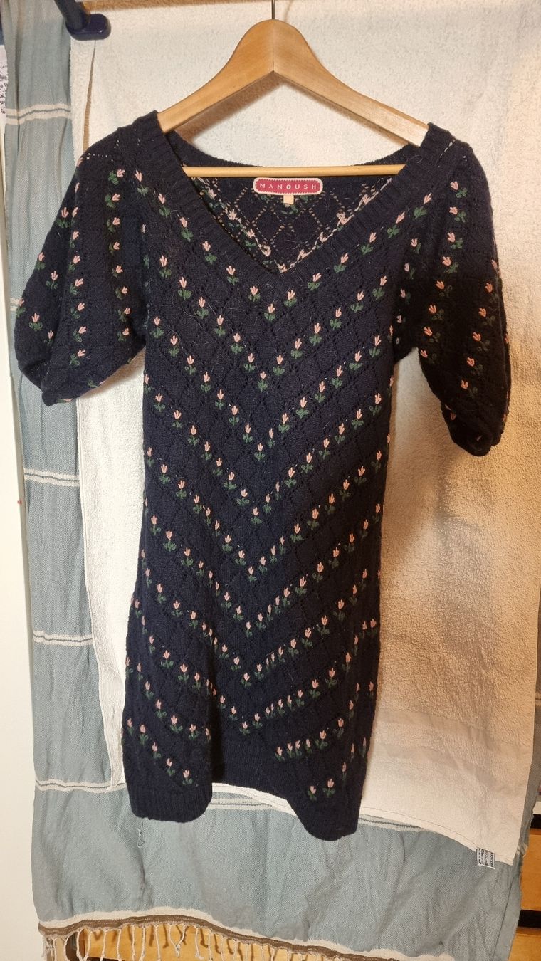 Manoush Vestiti: Robe pull  Manoush, détails fleurs, taille M – Usato da Carouge GE venduto da mon_x9y7 1