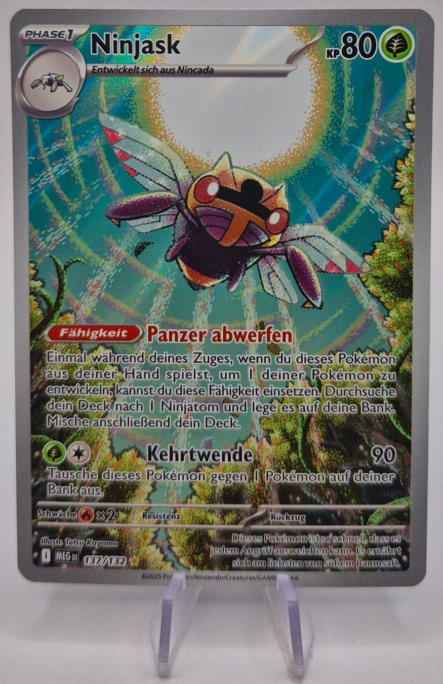 Pokémon Carte collezionabili: Ninjask / Mega Entwicklung / MEG 137 – Nuovo (secondo la descrizione) da Arni AG venduto da PokemonCardsStore