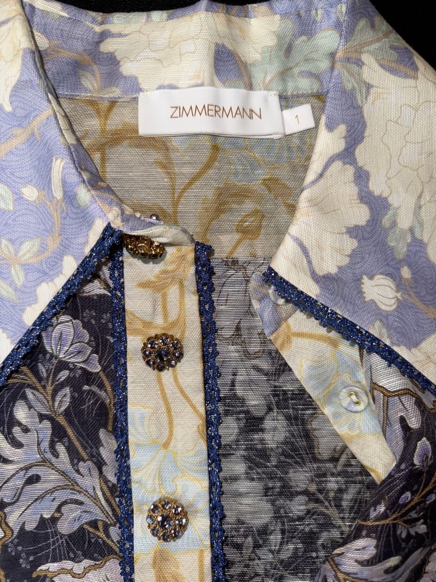 Zimmermann Camicette: Zimmermann Linen and Silk Top – Nuovo (secondo la descrizione) da Schattdorf venduto da Remligand 7