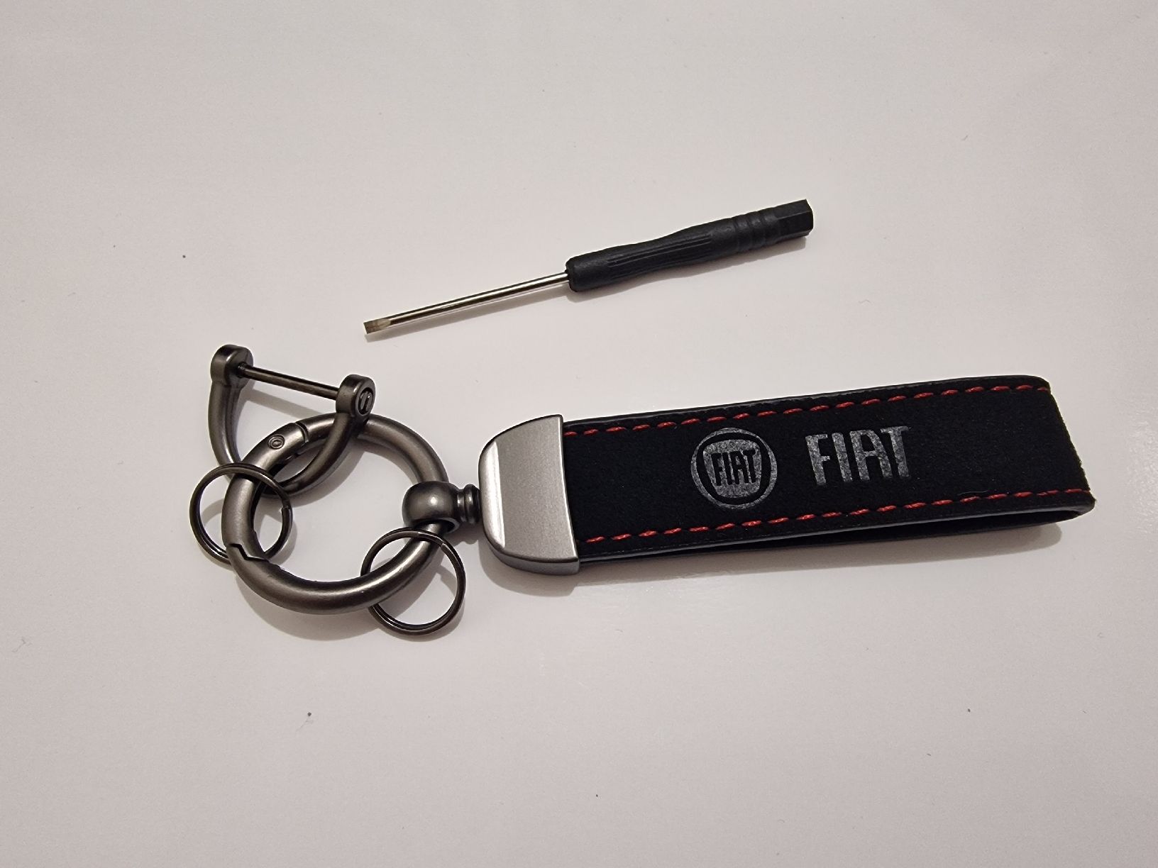 Schlüsselanhänger & - bänder: FIAT Schlüsselanhänger  / schwarz – Neu und originalverpackt aus Sissach von drugho