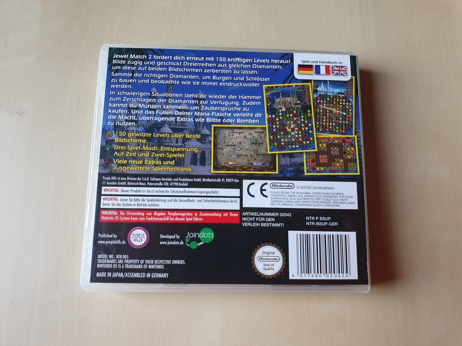 Nintendo Giochi: Jewel Match 2 – Usato da Stansstad venduto da collectorsshop 1