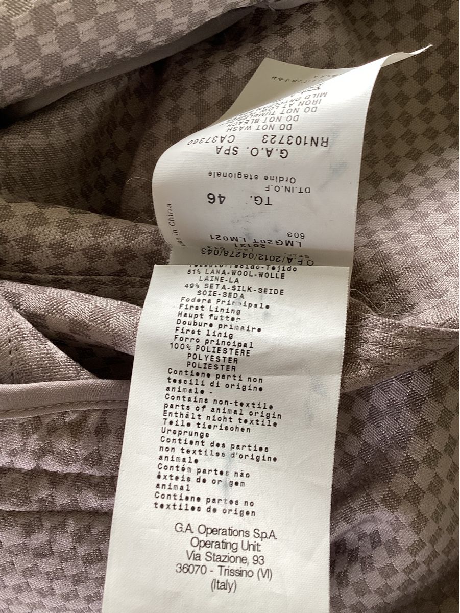 Armani Giacche: Armani Collezioni, Blazer, Gr. 46 it. – Usato da Salenstein venduto da Esprit57 6