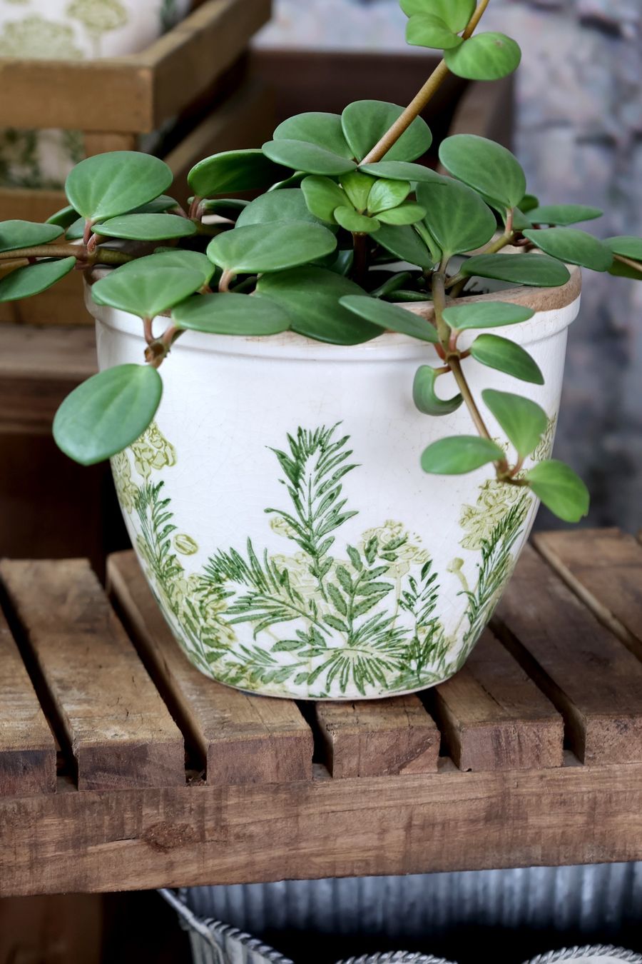 Blumentöpfe: Chic Antique Übertopf "Laval", Höhe 13 cm – Neu und originalverpackt aus Innertkirchen von Glatthard-Interior 1