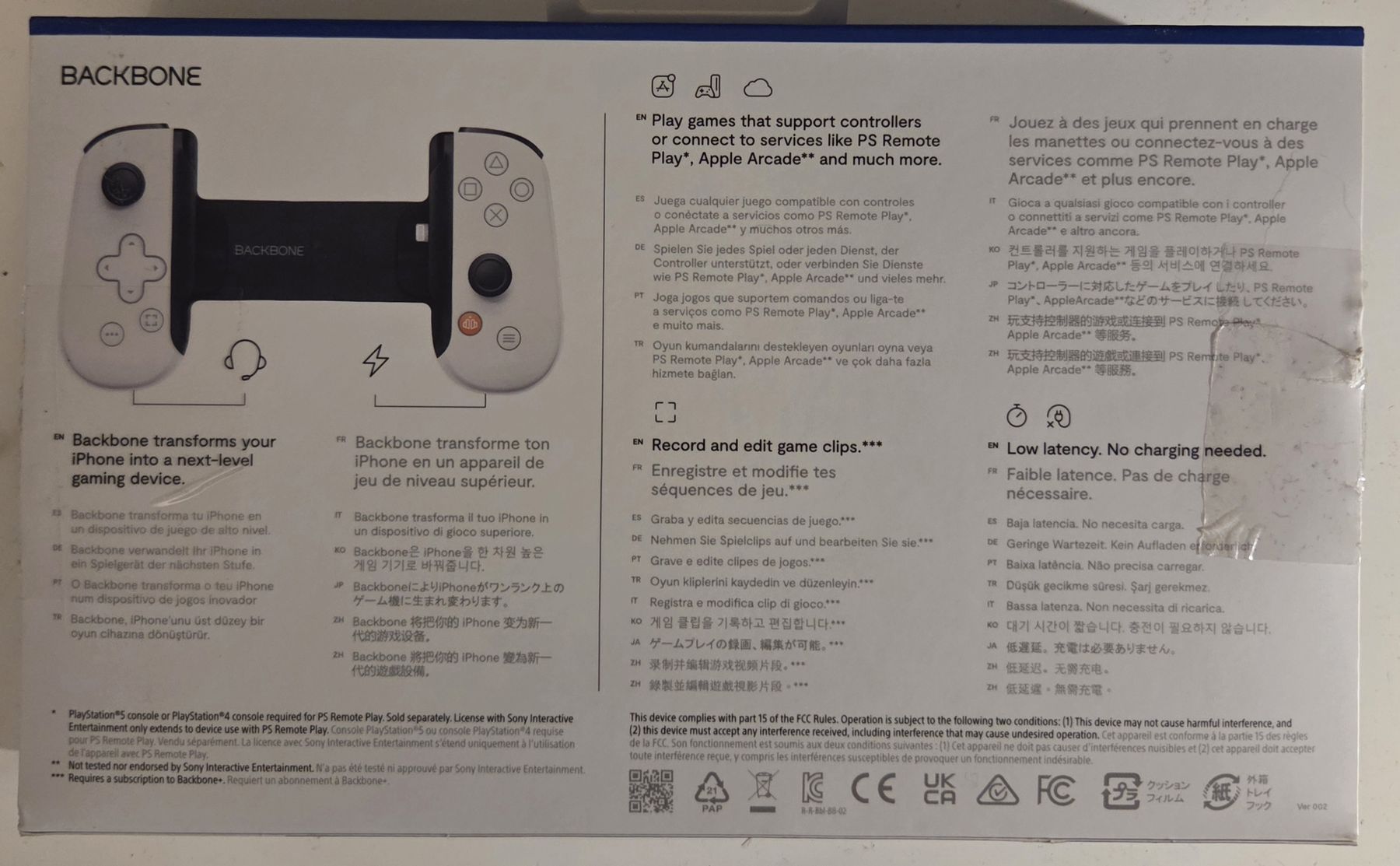 Sony Controller: Controller - Backbone One - PS Edition - Apple/Lightning Neu – Neu und originalverpackt aus Altstätten SG von Animatrixer 5