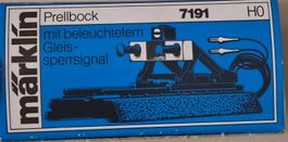 Märklin Prellbock 7191 Spur H0 mit Signal