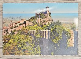 CL22 Carte Postale + Timbre San Marino 19xx