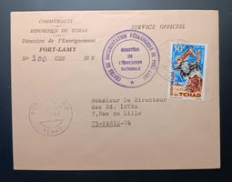 TCHAD, OFFICIEL BRIEF NACH PARIS
