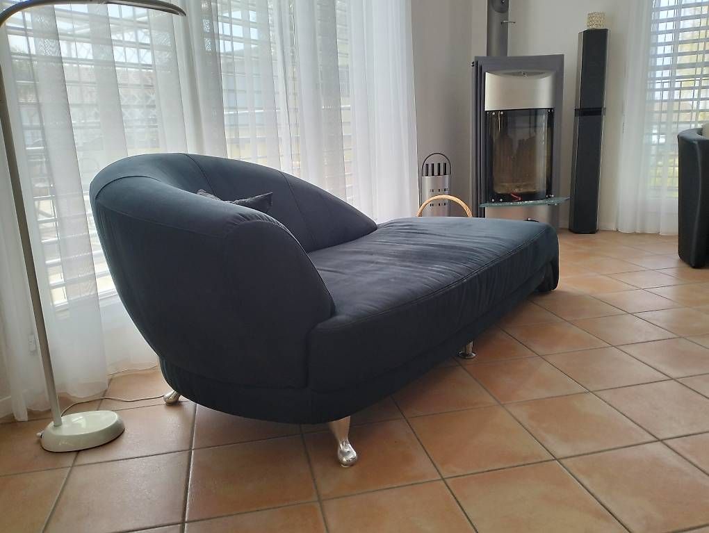 Liegen & Liegestühle: Chaiselongue, récamier, Relaxsofa Blau – Gebraucht aus Düdingen von deal001 1