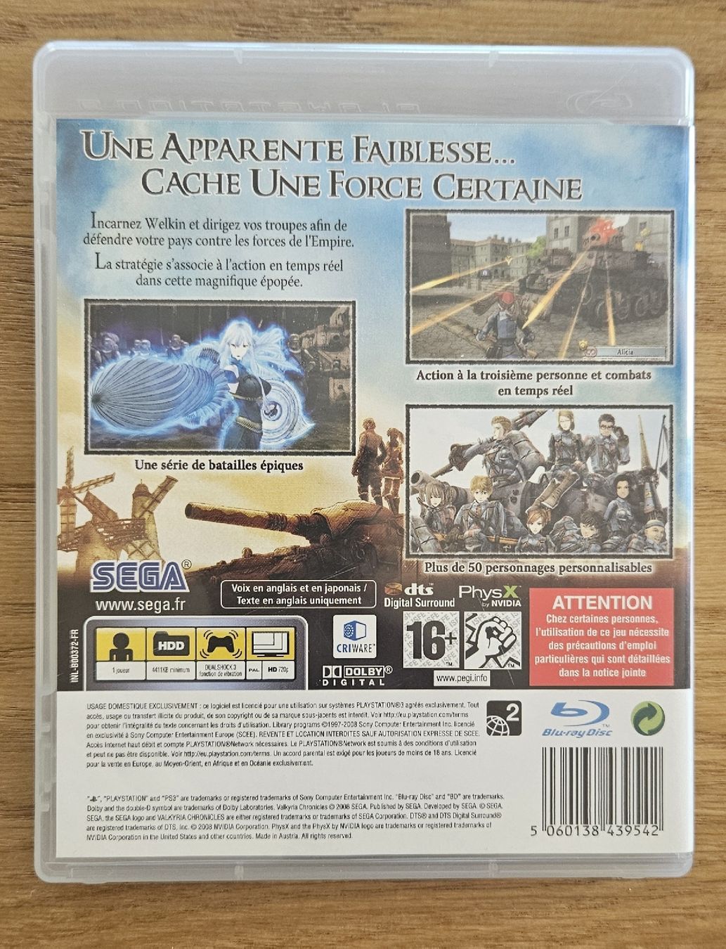 Giochi: Valkyria Chronicle - PS3 - FR – Usato da Delémont venduto da Max-VideoGames 1