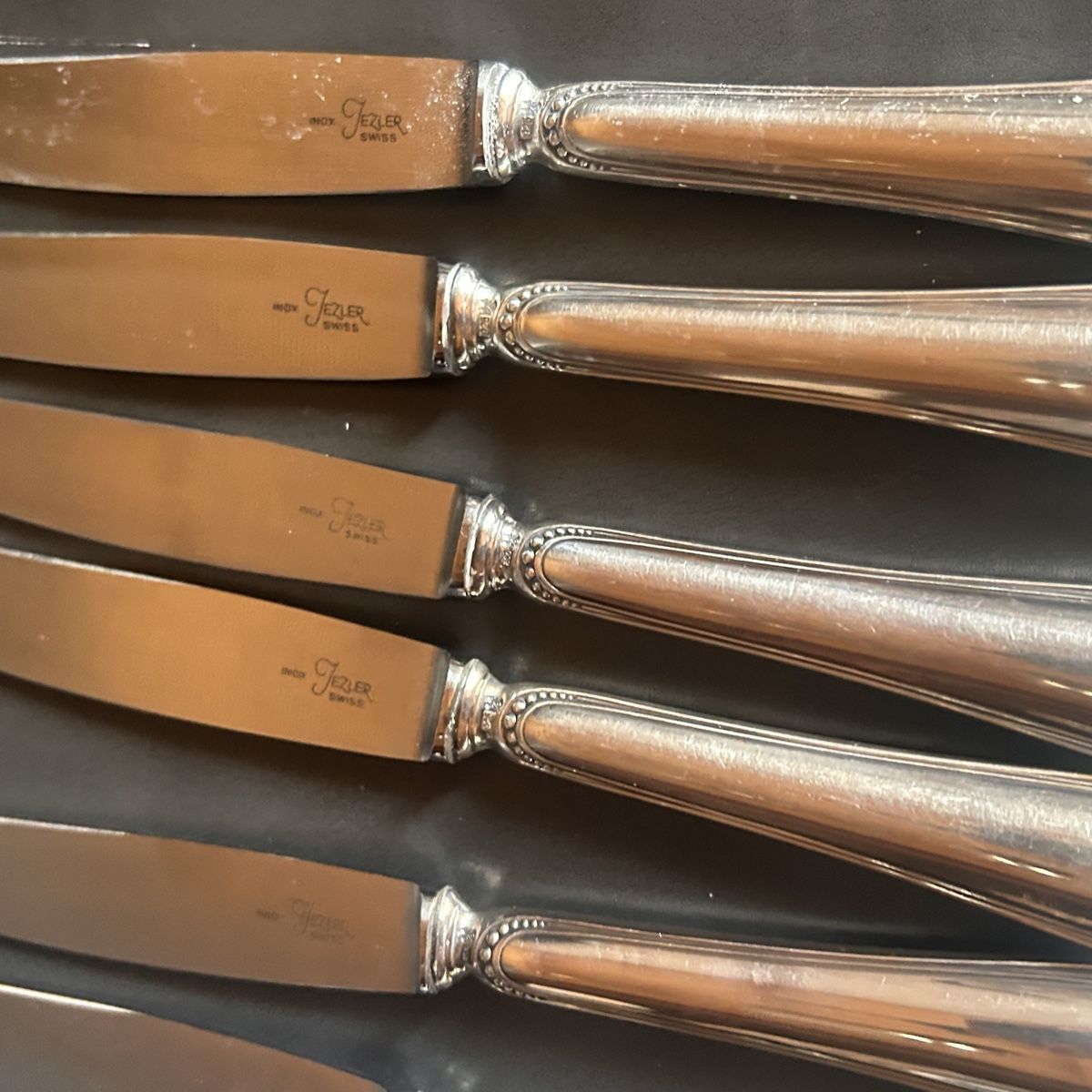 Jezler Posate: 6 Jezler Messer, perle ( 21cm) – Usato da Basel venduto da bellespirit 5