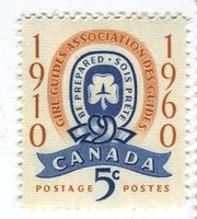 Briefmarke "Pfadfinder". Kanada