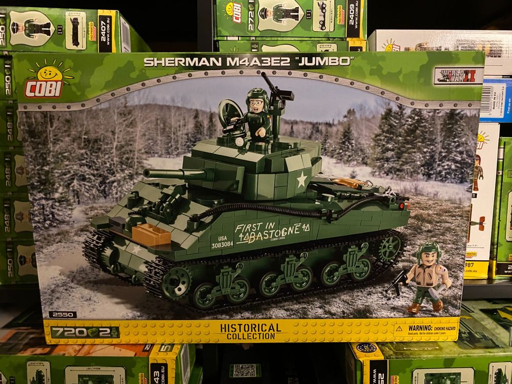 Cobi Jeux de construction: Cobi 2550 Sherman M4A3E2 Jumbo (NEU) – Neuf avec emballage d'origine à St.Gallen par MedienJoe