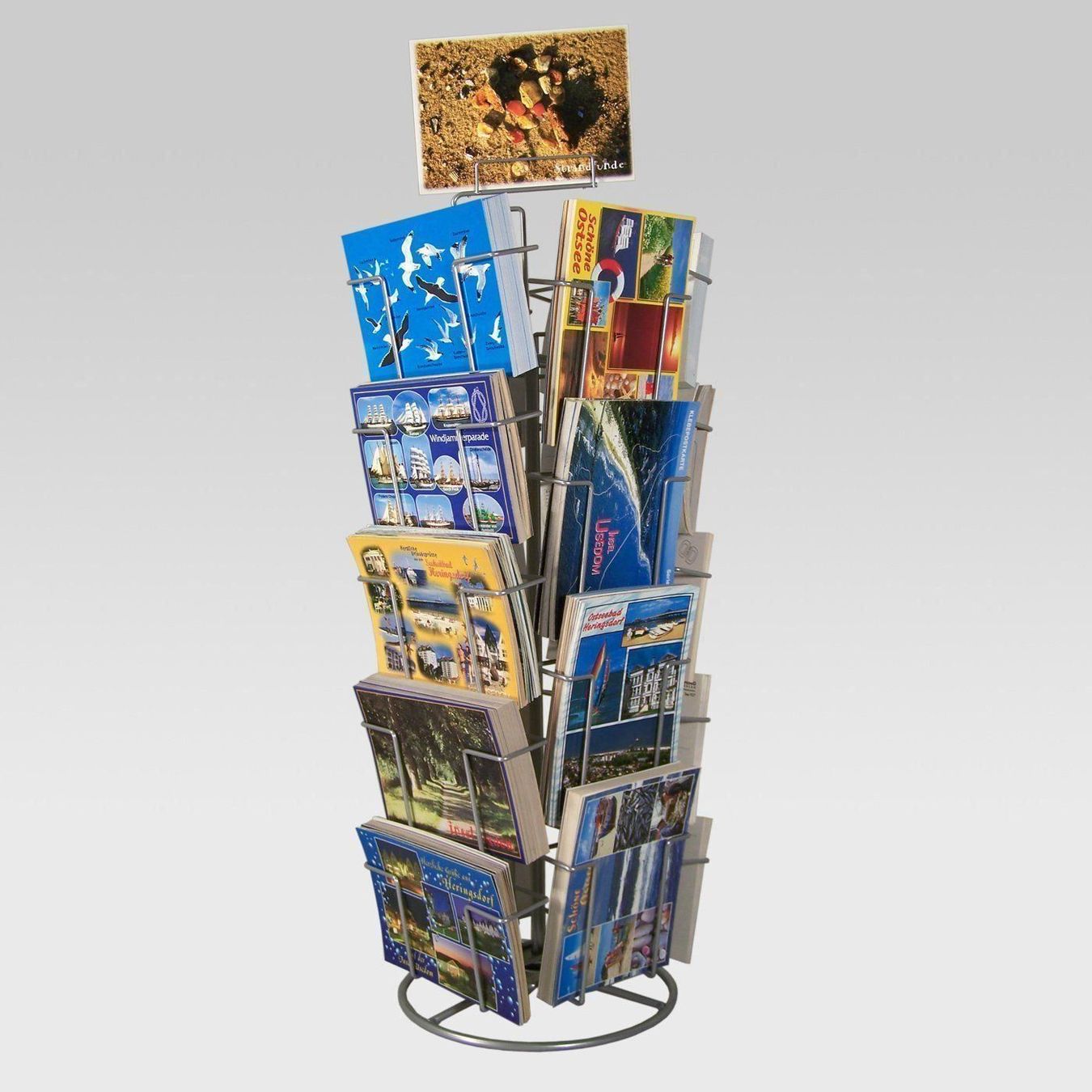 Allestimento di negozi e stand fieristici: Kartenständer 18 Fächer 105x150mm – Nuovo e nell'imballaggio originale da Baar venduto da GERSO 2