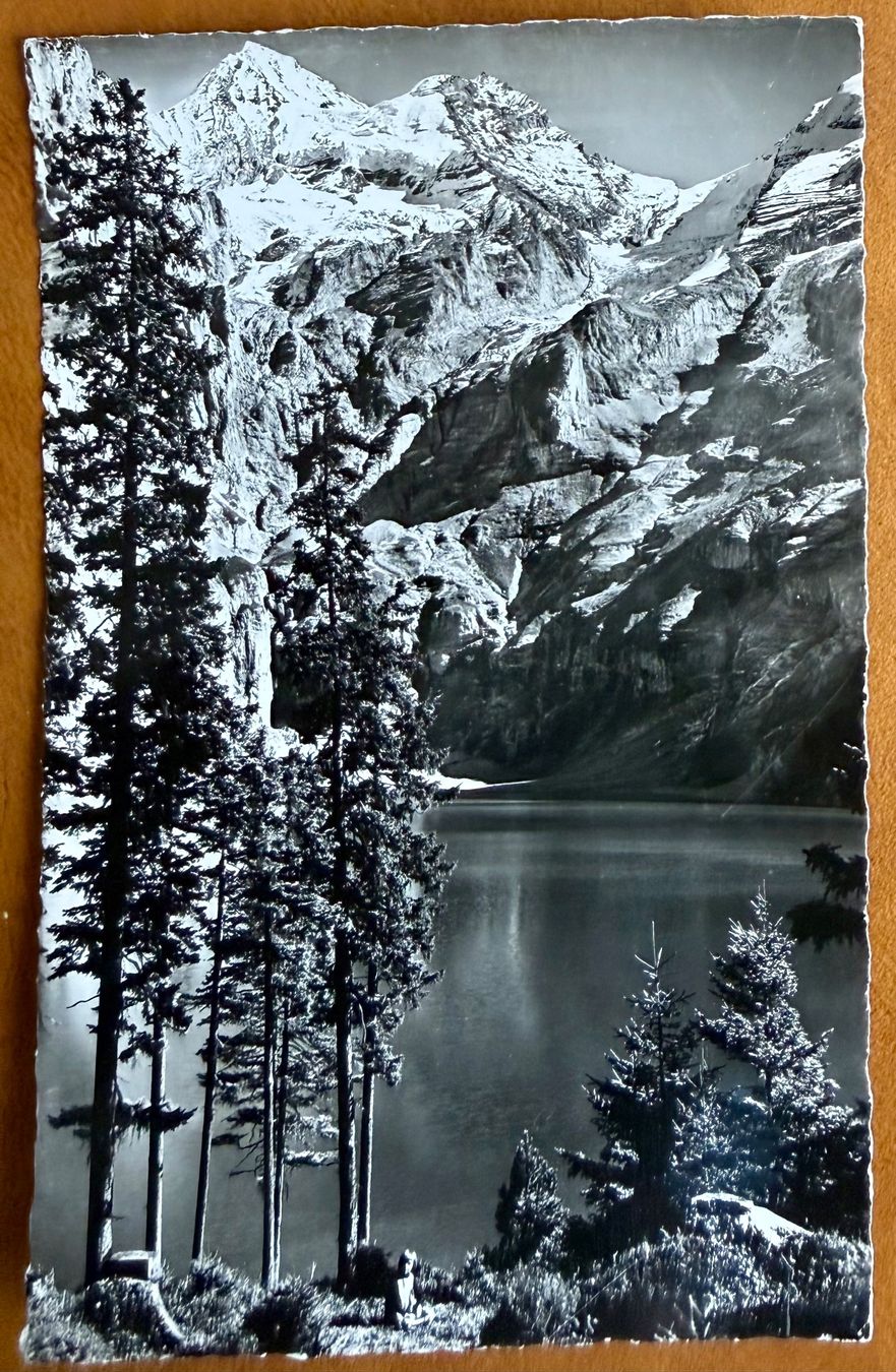 Cartoline postali: Oeschinensee 1960 – Usato da Lutry venduto da Ediego