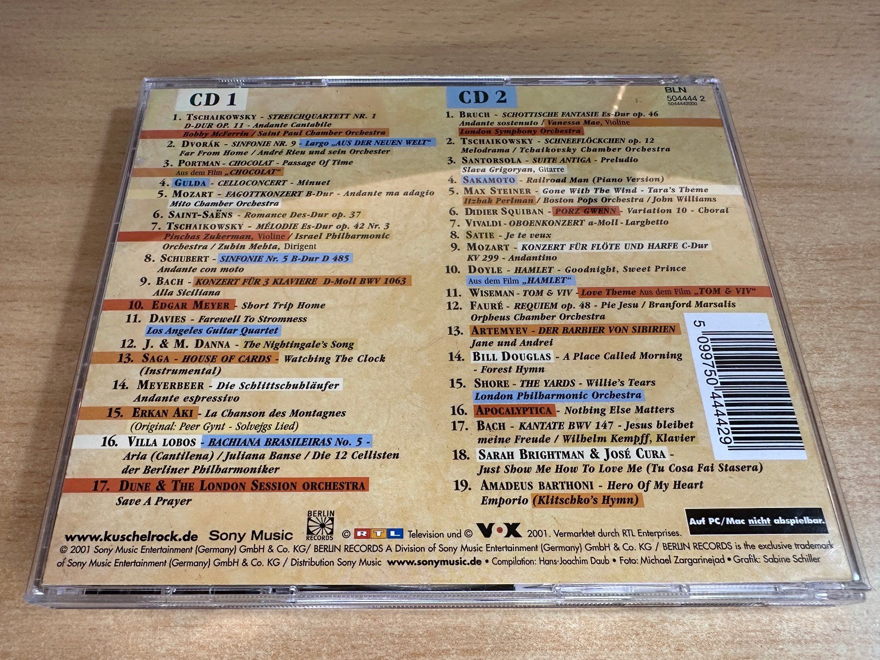 CDs: Various – Kuschel Klassik 6 - 2 CD – Gebraucht aus Rikon im Tösstal von Alpenmutz 1