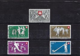 Pro Patria Briefmarkensatz gestempelt, komplett