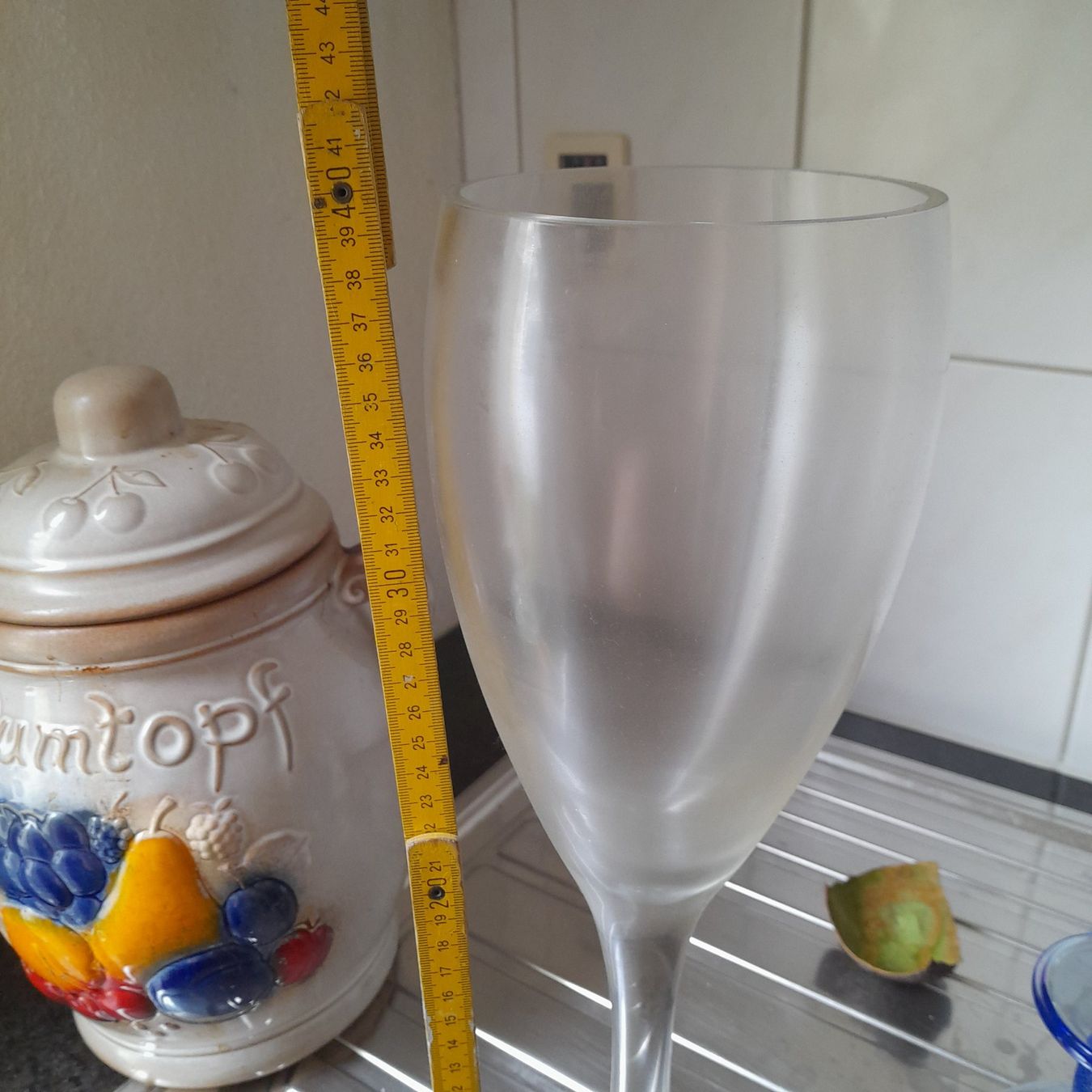 Alle Dekorationen: XL Champagnerglas Prosecoglas Glas Dekorationsglas – Gebraucht aus Orpund von 118302 1