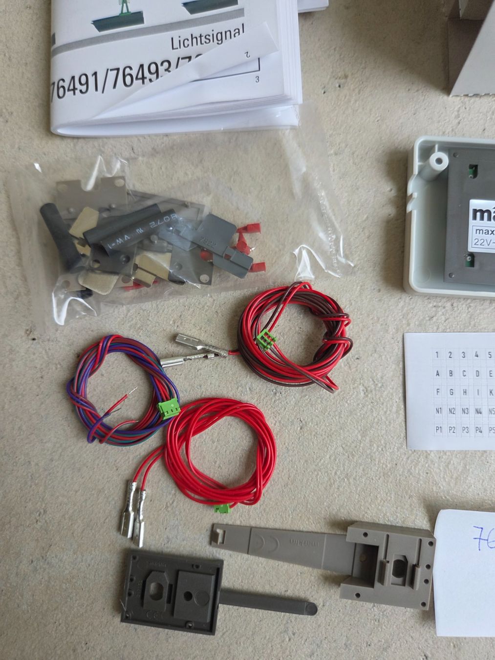 Märklin Modellini di ferrovie: Märklin Lichthauptsignal 76493 – Nuovo e nell'imballaggio originale da Udligenswil venduto da Giordi3 3