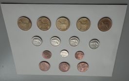 Set: 14 Irische Münzen, um 1990