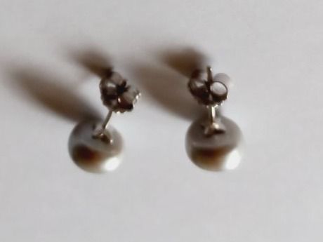 Orecchini pendenti & Orecchini a lobo: Perlen Ohrstecker Silber 925 rhodiniert – Nuovo e nell'imballaggio originale da Winistorf venduto da acreativ2 2