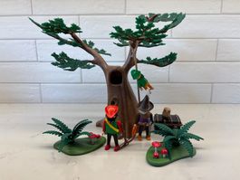Ensemble Playmobil forêt avec figurines occasion