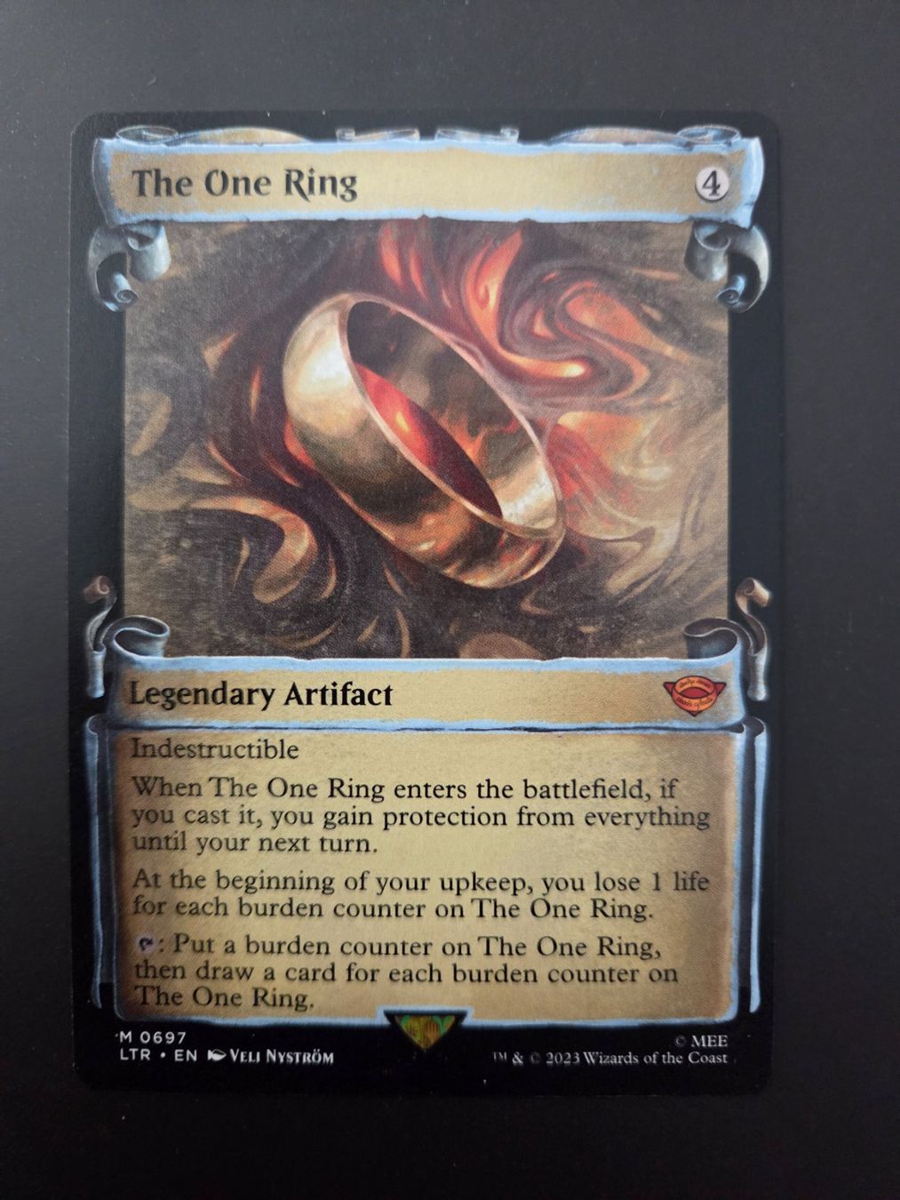 Magic The Gathering Carte collezionabili: Magic the gathering lotr scroll "The one Ring" – Usato da Basel venduto da _Mace_