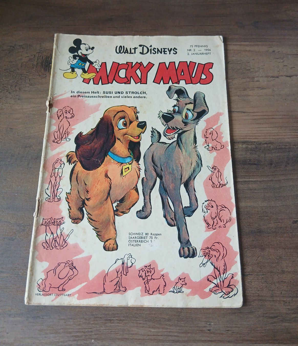 Fumetti: Micky Maus Heft von 1956 – Usato da Märwil venduto da Chi_87pp