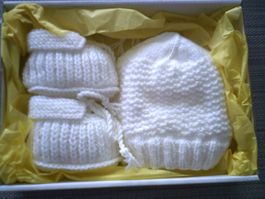 Baby Finkli-Mütze Handarbeit