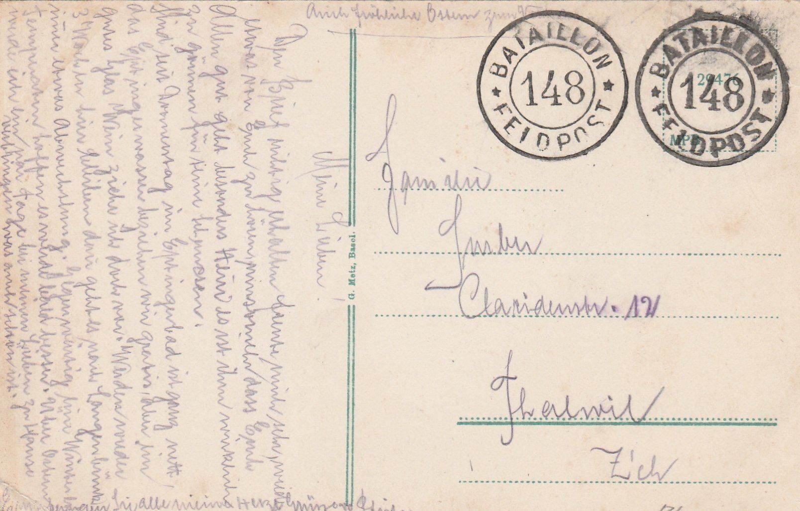 Cartoline postali: BL-Eptingen- Militärstempel. – Usato da uttwil venduto da Koehlerfred 1