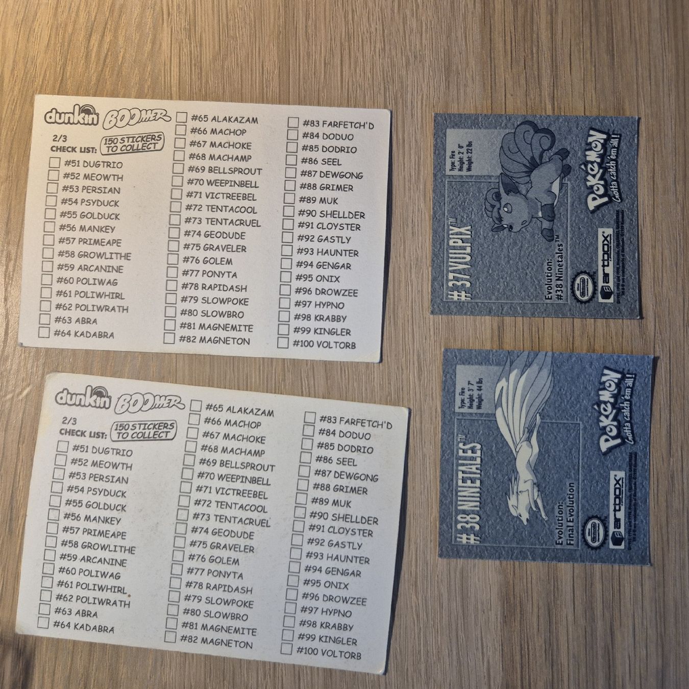 Pokémon Carte collezionabili: Ninetales vintage vulpix sammlung 1999 stickers – Usato da Ursy venduto da RetroBebar777 1