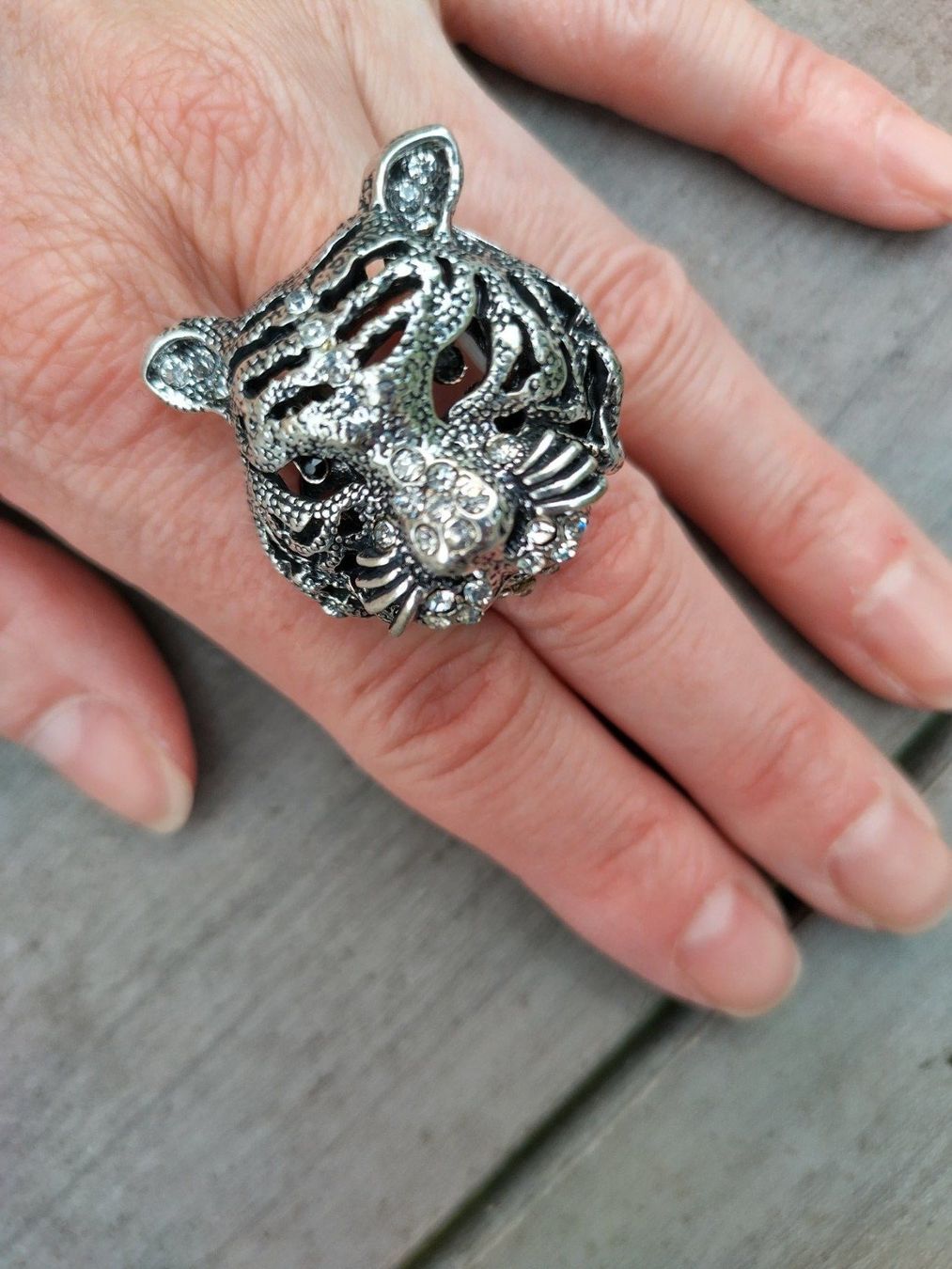 Anelli: Fingerring Tigerkopf – Nuovo (secondo la descrizione) da STEFFISBURG venduto da Sumerstorm