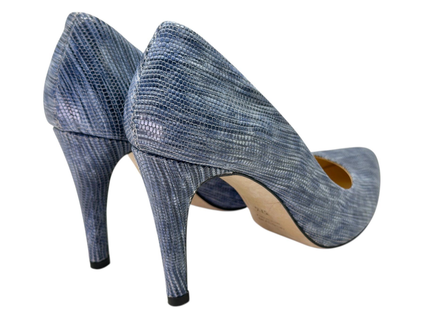 Escarpins Alberto Zago Cuir Marron Foncé - Pointure 38, Occasion, Belle Marque Italienne