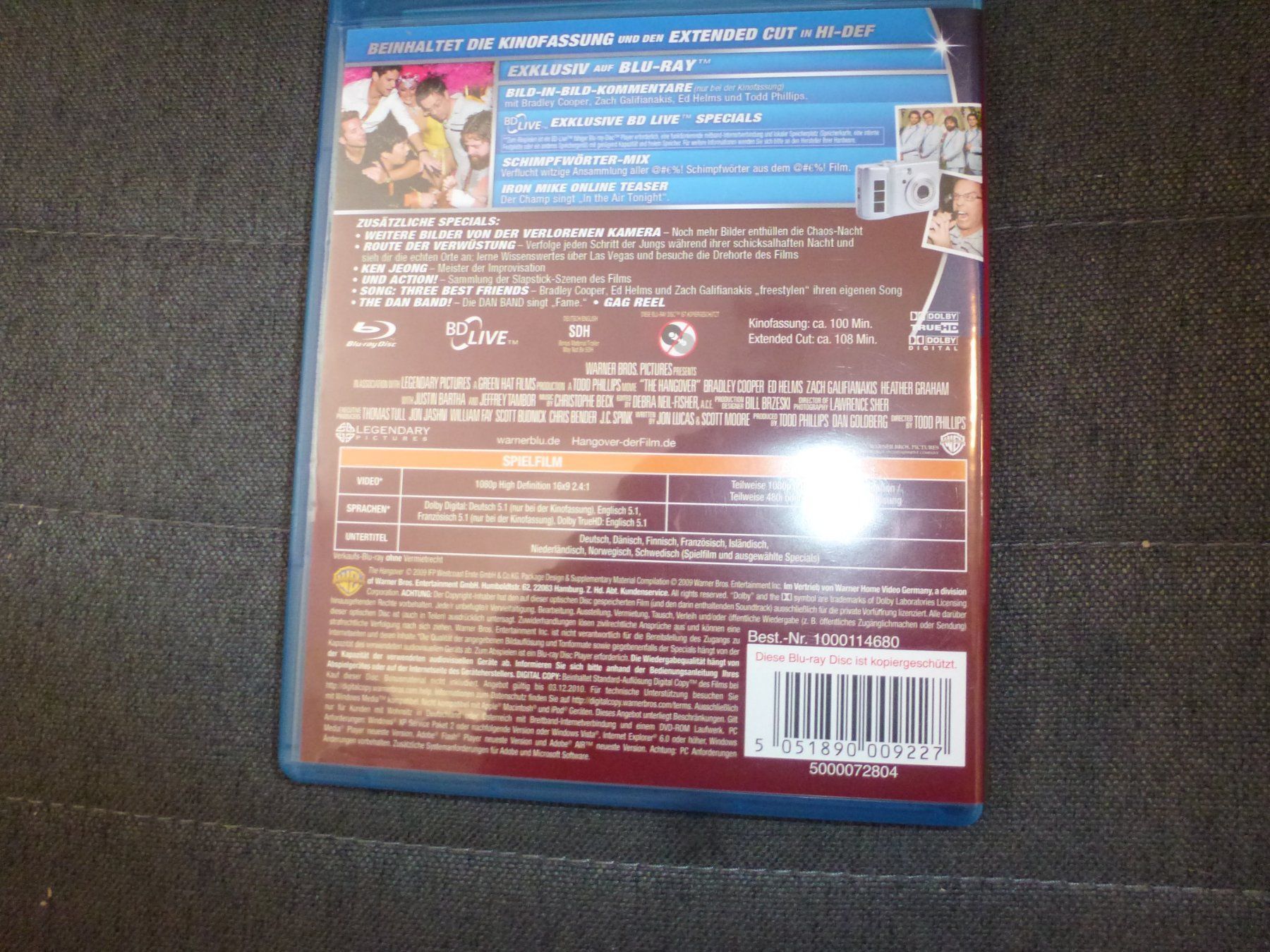 Alle DVDs: Hangover BLU-RAY – Gebraucht aus Olten von Disc-Verkauf 2
