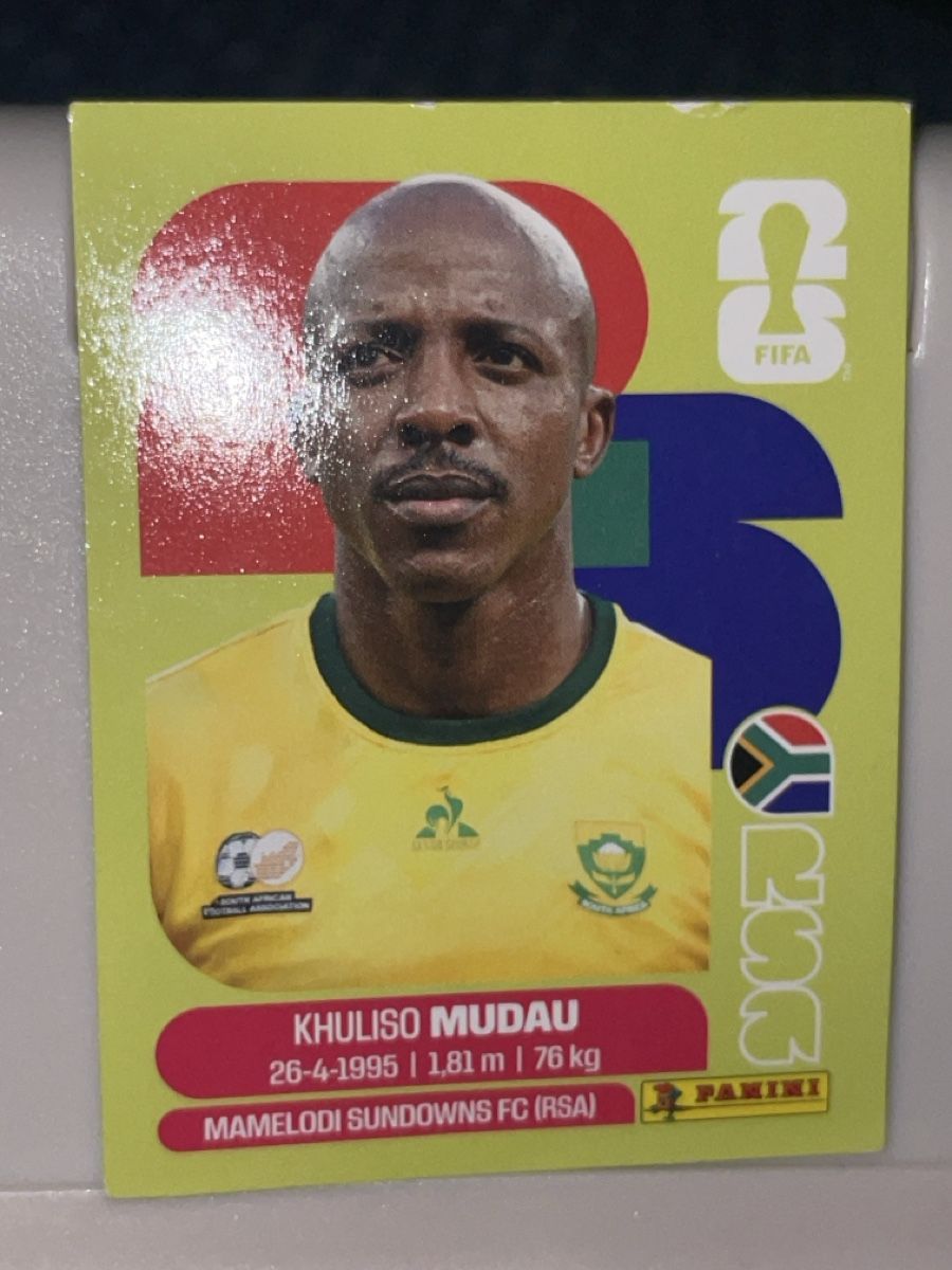 Panini Carte collezionabili: Panini WM Sticker Khuliso Mudau RSA 9 – Usato da Stallikon venduto da Willidos01