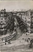 Karte Zürich Bahnhofstrasse 1946