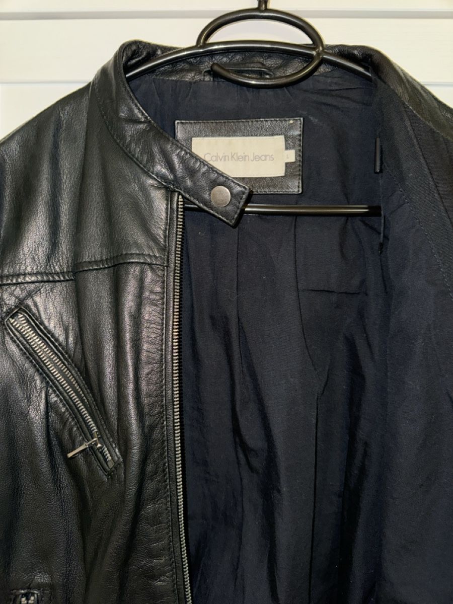 Calvin Klein Giacche: Calvin Klein Lederjacke Grösse.L – Usato da Aristau venduto da Evelinik 2