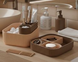 Organizzatori da bagno, set