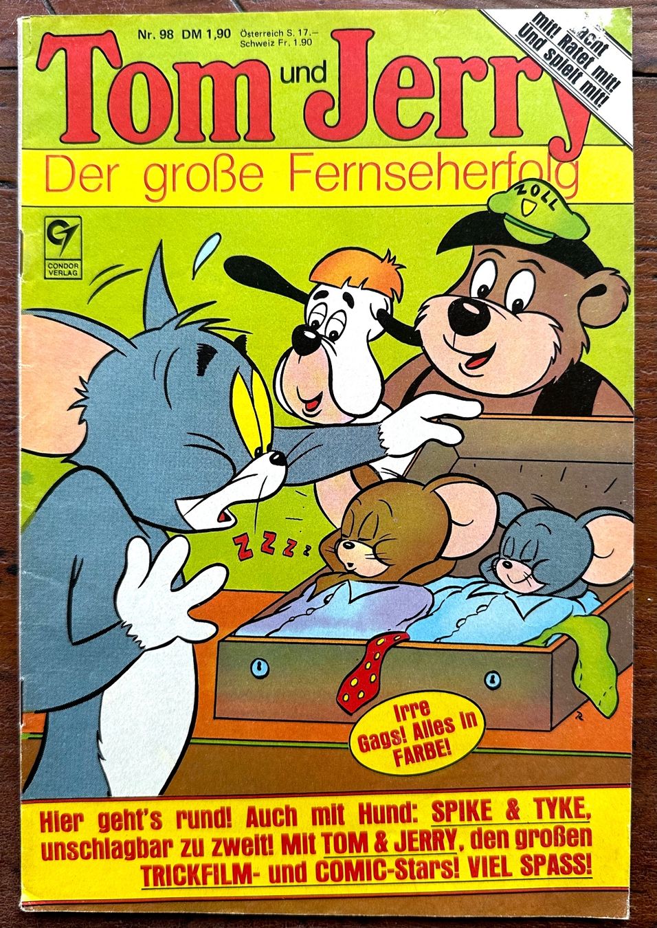 BD: Tom & Jerry Nr. 98, hunderte Comics eingestellt ab 1.- – D'occasion à Seltisberg par quadartswiss