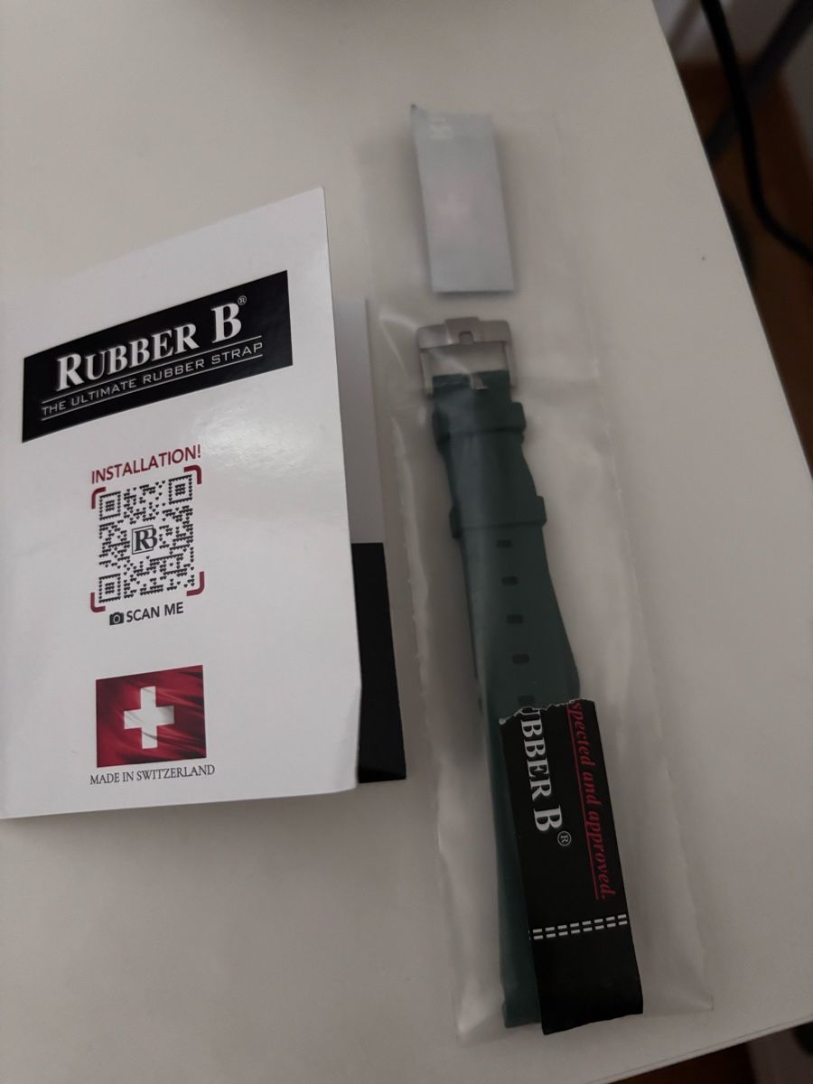 Bracciali & Braccialetti: Rubber B (Rolex Starbucks) Rubber Strap – Usato da Zug venduto da Ch.Degen