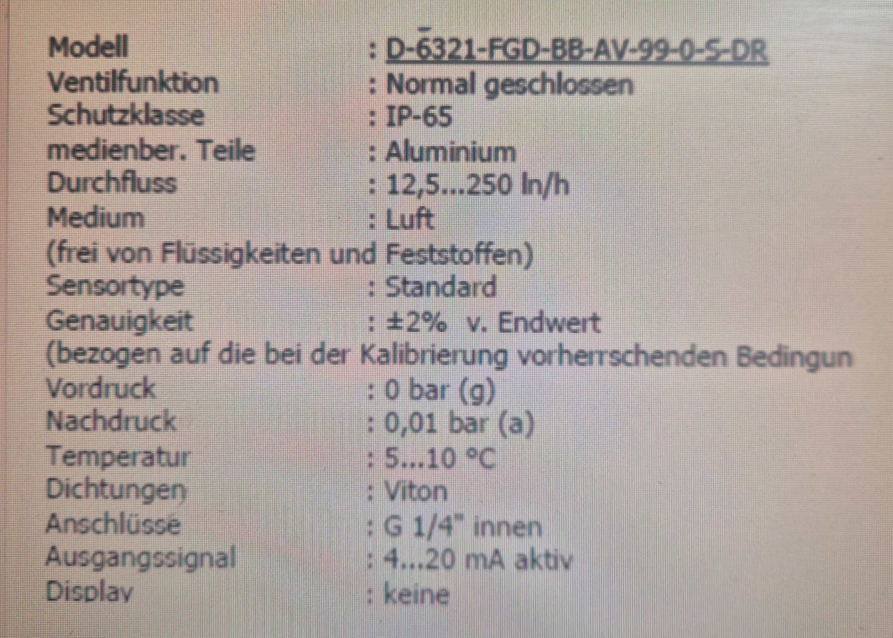 Misurare: Bronkhorst Mass-Stream Durchflussmesser - Top Zustand! – Usato da Linden venduto da Mathi41 5
