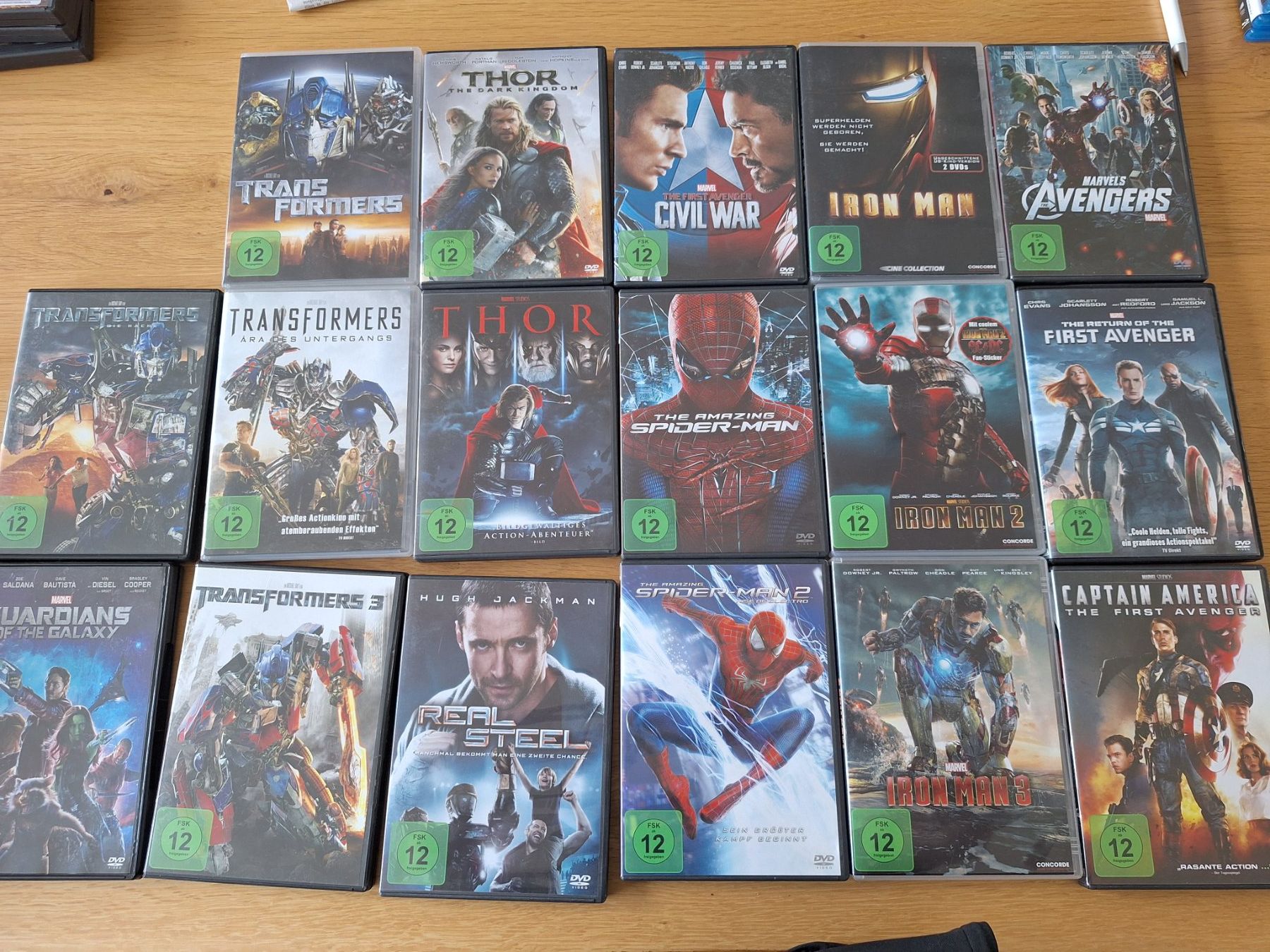Tutti i DVDs: Dvd Sammlung Marvel – Usato da Wanzwil venduto da chlinih93
