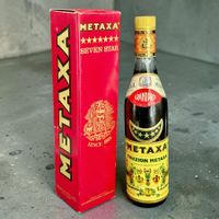 Brandy Metaxa 7 étoiles Grandprix années 1980, 75 cl 40 %