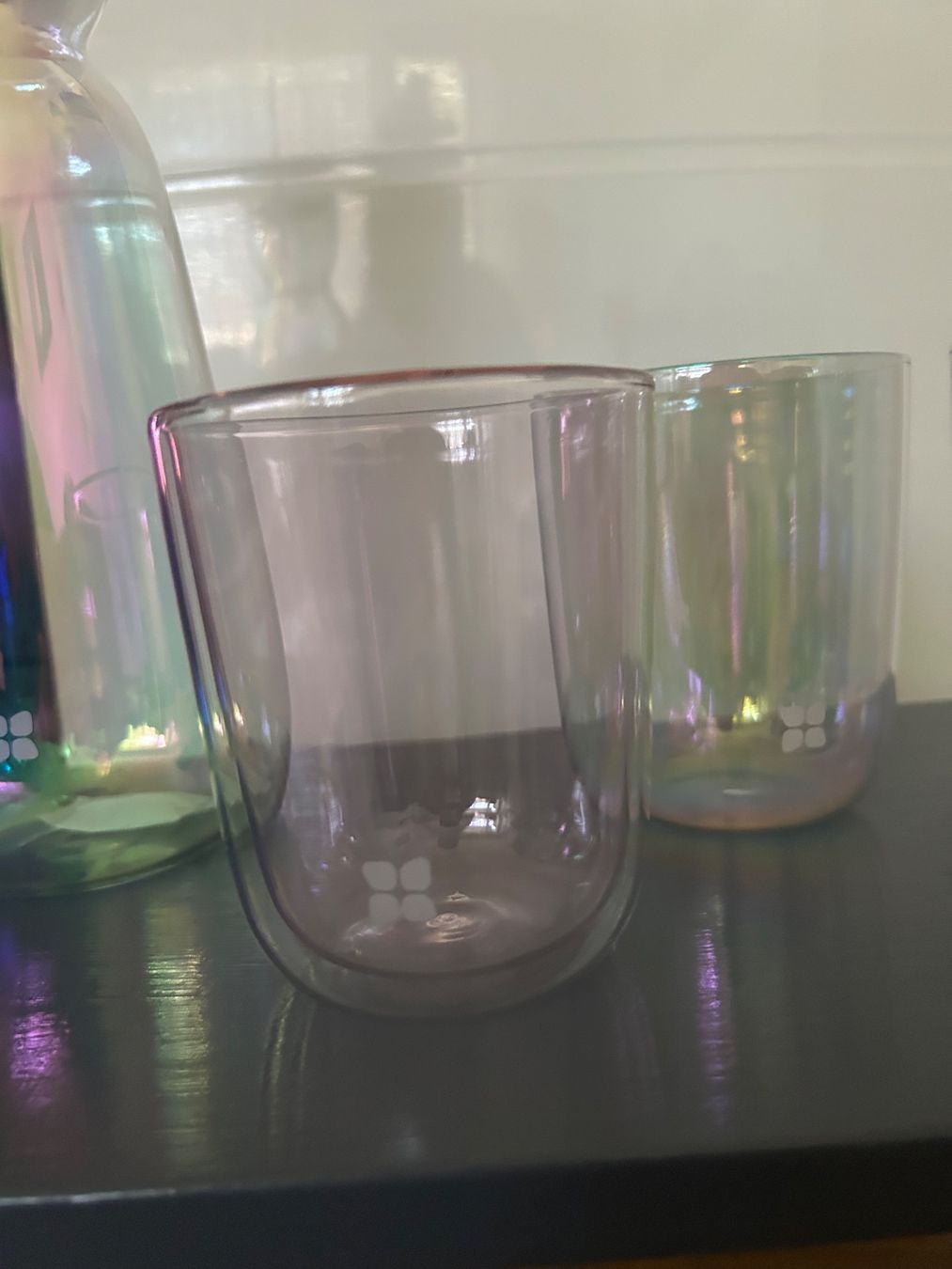 Waterdrop Bicchieri: Glas Karaffe mit 3 Gläser von Waterdrop – Nuovo e nell'imballaggio originale da Allschwil venduto da meeresperle 3