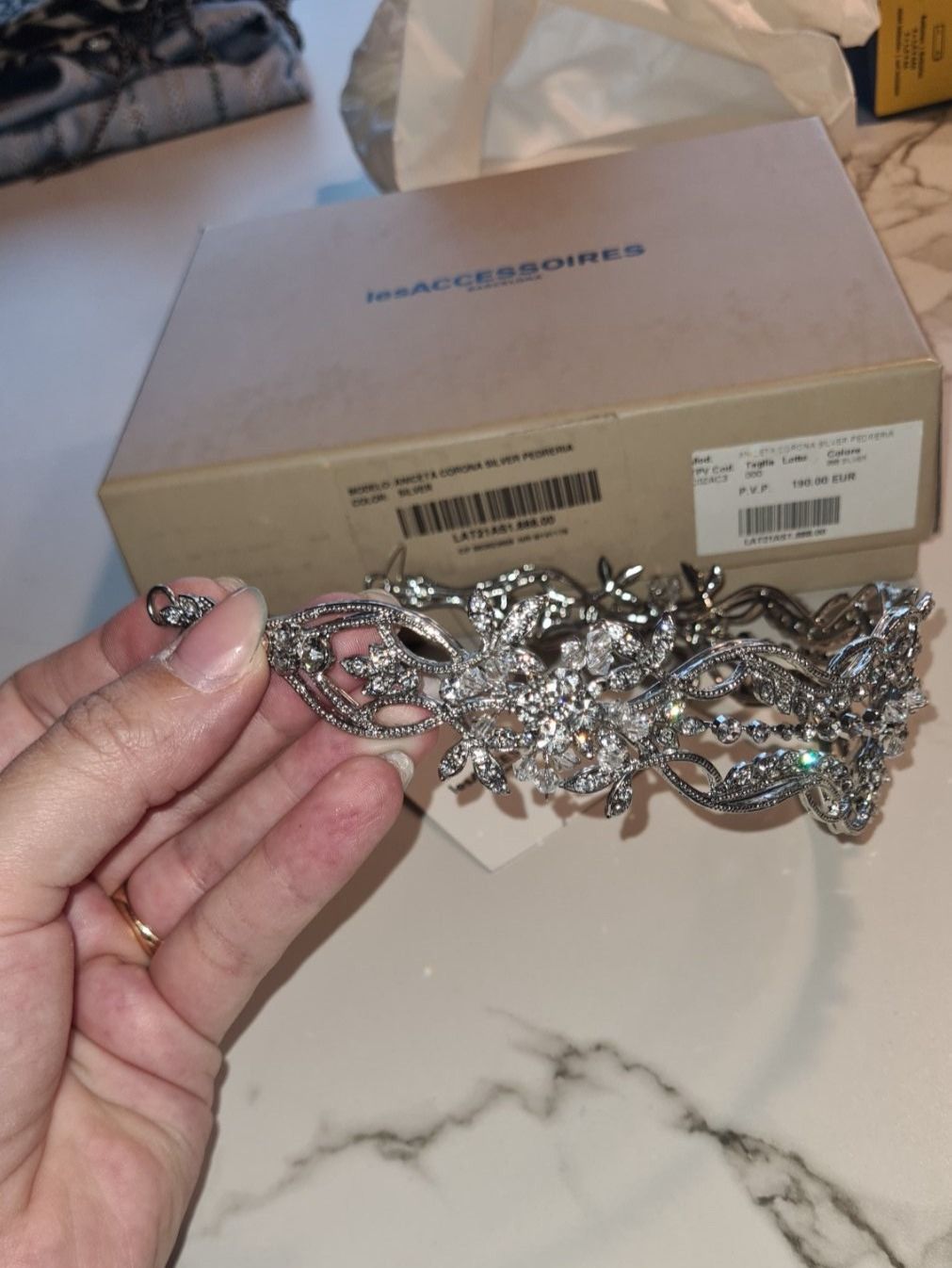 Accessori per capelli: Brauthaarreifen / krone – Nuovo e nell'imballaggio originale da Lohn-Ammannsegg venduto da GuessT 7