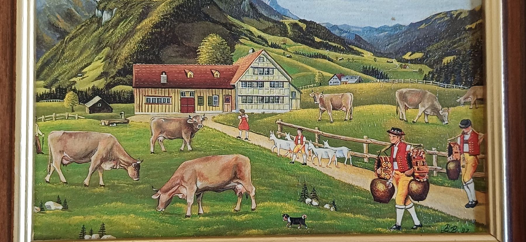 Poster & Bilder: Schönes Appenzeller Bild – Gebraucht aus Flawil von Naphtali